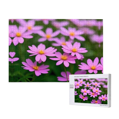 Phayah Blumen-Puzzle, 1000 Teile für Puzzle, Holzpuzzle für Familie, Freunde, Heimdekoration, Wandkunst, 75 x 50 cm Phayah Blumen-Puzzle, 1000 Teile für Puzzle, Holzpuzzle für Familie, Freunde, Heimdekoration, Wandkunst, 75 x 50 cm von PHAYAH