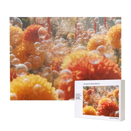 Phayah Bubble Hortensien Puzzle für Erwachsene, 500 Teile, Heimdekoration, Geburtstagsparty für Männer und Frauen, 20,4 x 38,1 cm Phayah Bubble Hortensien Puzzle für Erwachsene, 500 Teile, Heimdekoration, Geburtstagsparty für Männer und Frauen, 20,4 x 38,1 cm von PHAYAH