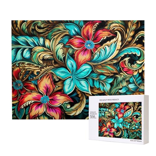 Phayah Bunte Gartenpuzzles für Erwachsene, 500 Teile, Kinderspielzeug, Intelligenzentwicklungsspielzeug, 20,4 x 38,1 cm Phayah Bunte Gartenpuzzles für Erwachsene, 500 Teile, Kinderspielzeug, Intelligenzentwicklungsspielzeug, 20,4 x 38,1 cm von PHAYAH