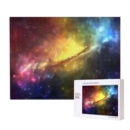 Phayah Bunte Sternen-Puzzles für Erwachsene, 500 Teile, Kinderspielzeug, Intelligenzentwicklungsspielzeug, 20,4 x 38,1 cm Phayah Bunte Sternen-Puzzles für Erwachsene, 500 Teile, Kinderspielzeug, Intelligenzentwicklungsspielzeug, 20,4 x 38,1 cm von PHAYAH