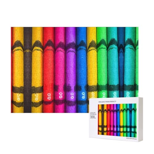 Phayah Buntstifte, Puzzles für Erwachsene, 300 Teile, Heimdekoration, Geburtstagsparty für Männer und Frauen, 40 x 27,9 cm Phayah Buntstifte, Puzzles für Erwachsene, 300 Teile, Heimdekoration, Geburtstagsparty für Männer und Frauen, 40 x 27,9 cm von PHAYAH