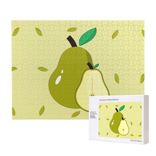 Phayah Cartoon-Birnen-Puzzles für Erwachsene, 500 Teile, Heimdekoration, Geburtstagsparty für Männer und Frauen, 50 x 38 cm Phayah Cartoon-Birnen-Puzzles für Erwachsene, 500 Teile, Heimdekoration, Geburtstagsparty für Männer und Frauen, 50 x 38 cm von PHAYAH
