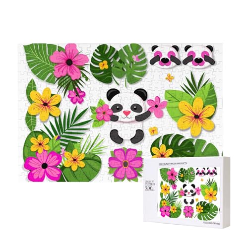 Phayah Cartoon-Panda-Jungen-Puzzles für Erwachsene, 300 Teile, Heimdekoration, Geburtstagsparty für Männer und Frauen, 15,7 x 27,9 cm Phayah Cartoon-Panda-Jungen-Puzzles für Erwachsene, 300 Teile, Heimdekoration, Geburtstagsparty für Männer und Frauen, 15,7 x 27,9 cm von PHAYAH