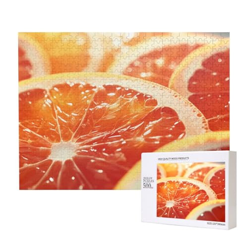 Phayah Chilled Orange Puzzles für Erwachsene 500 Teile Kinder Intelligenz Entwicklung Spielzeug 20,4 x 38,1 cm Phayah Chilled Orange Puzzles für Erwachsene 500 Teile Kinder Intelligenz Entwicklung Spielzeug 20,4 x 38,1 cm von PHAYAH