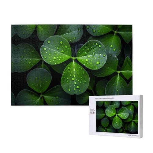 Phayah Clover Puzzles für Erwachsene 1000 Teile Kinder Intelligenz Entwicklung Spielzeug 29,5 x 19,7 von PHAYAH