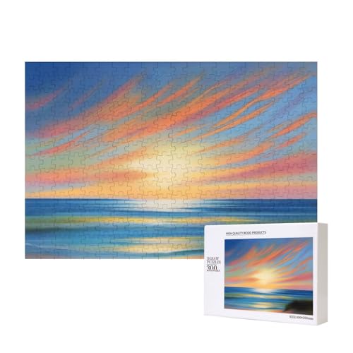 Phayah Coastal Evening Breeze Puzzle, 300 Teile für Puzzle, Holzpuzzle für Familie, Freunde, Heimdekoration, Wandkunst, 39 x 27 cm Phayah Coastal Evening Breeze Puzzle, 300 Teile für Puzzle, Holzpuzzle für Familie, Freunde, Heimdekoration, Wandkunst, 39 x 27 cm von PHAYAH