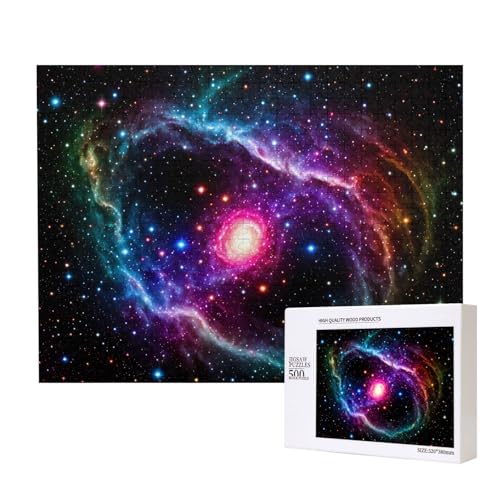 Phayah Cosmic Galaxy Puzzles 500 Teile für Puzzle Holzpuzzle für Familie Freunde Heimdekoration Wandkunst 50,4 x 38,1 cm Phayah Cosmic Galaxy Puzzles 500 Teile für Puzzle Holzpuzzle für Familie Freunde Heimdekoration Wandkunst 50,4 x 38,1 cm von PHAYAH