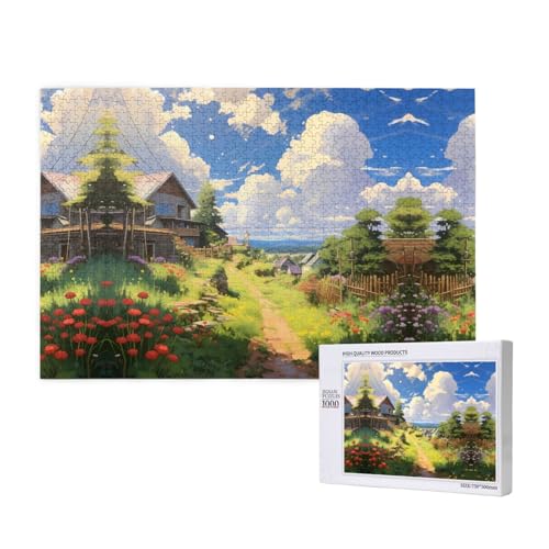 Phayah Countryside Village Puzzles für Erwachsene 1000 Teile Kinder Intelligenz Entwicklung Spielzeug 29,5 x 19,7 Phayah Countryside Village Puzzles für Erwachsene 1000 Teile Kinder Intelligenz Entwicklung Spielzeug 29,5 x 19,7 von PHAYAH