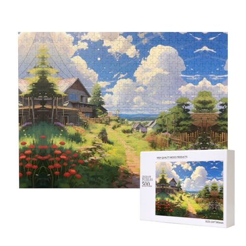 Phayah Countryside Village Puzzles für Erwachsene 500 Teile Kinder Intelligenz Entwicklung Spielzeug 20,4 x 38,1 cm Phayah Countryside Village Puzzles für Erwachsene 500 Teile Kinder Intelligenz Entwicklung Spielzeug 20,4 x 38,1 cm von PHAYAH