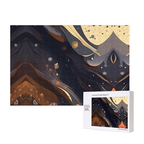 Phayah Dark Medium Puzzles 300 Teile für Puzzle, Holzpuzzle für Familie, Freunde, Heimdekoration, Wandkunst, 15,7 x 27,9 cm Phayah Dark Medium Puzzles 300 Teile für Puzzle, Holzpuzzle für Familie, Freunde, Heimdekoration, Wandkunst, 15,7 x 27,9 cm von PHAYAH