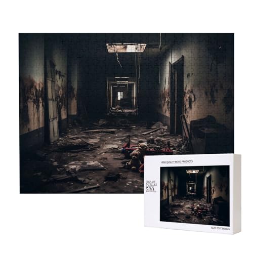 Phayah Deserted Interior Puzzles für Erwachsene 500 Teile Kinder Intelligenz Entwicklungsspielzeug 20,4 x 38,1 cm Phayah Deserted Interior Puzzles für Erwachsene 500 Teile Kinder Intelligenz Entwicklungsspielzeug 20,4 x 38,1 cm von PHAYAH
