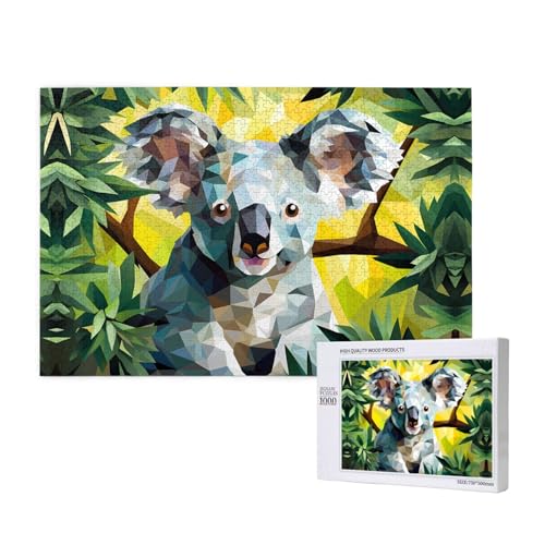Phayah Diamant Koala Puzzles für Erwachsene 1000 Teile Kinder Intelligenz Entwicklung Spielzeug 29.5X19.7 Phayah Diamant Koala Puzzles für Erwachsene 1000 Teile Kinder Intelligenz Entwicklung Spielzeug 29.5X19.7 von PHAYAH