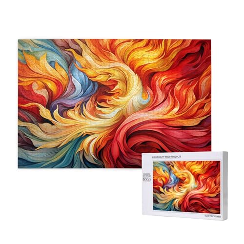 Phayah Dichte und bunte Puzzles für Erwachsene, 1000 Teile, Kinderspielzeug, Intelligenzentwicklungsspielzeug, 29,5 x 19,7 cm Phayah Dichte und bunte Puzzles für Erwachsene, 1000 Teile, Kinderspielzeug, Intelligenzentwicklungsspielzeug, 29,5 x 19,7 cm von PHAYAH