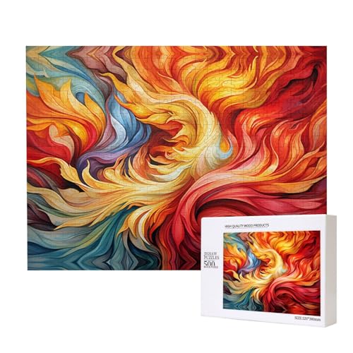 Phayah Dichte und bunte Puzzles für Erwachsene, 500 Teile, Kinderspielzeug, Intelligenzentwicklungsspielzeug, 20,4 x 38,1 cm Phayah Dichte und bunte Puzzles für Erwachsene, 500 Teile, Kinderspielzeug, Intelligenzentwicklungsspielzeug, 20,4 x 38,1 cm von PHAYAH