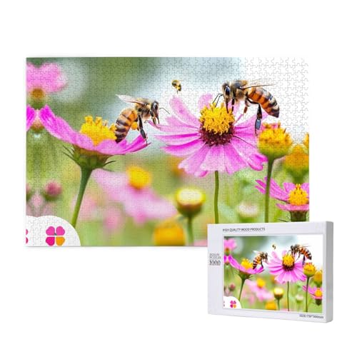 Phayah Diligent Bee Puzzles für Erwachsene 1000 Teile Kinder Intelligenz Entwicklung Spielzeug 29.5X19.7 Phayah Diligent Bee Puzzles für Erwachsene 1000 Teile Kinder Intelligenz Entwicklung Spielzeug 29.5X19.7 von PHAYAH