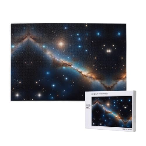 Phayah Distant Stars Puzzles 1000 Teile für Puzzle, Holzpuzzle für Familie, Freunde, Heimdekoration, Wandkunst, 75 x 50 cm von PHAYAH