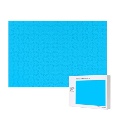 Phayah Einfarbiges hellblaues Puzzle für Erwachsene, 300 Teile, Heimdekoration, Geburtstagsparty für Männer und Frauen, 15,7 x 27,9 cm Phayah Einfarbiges hellblaues Puzzle für Erwachsene, 300 Teile, Heimdekoration, Geburtstagsparty für Männer und Frauen, 15,7 x 27,9 cm von PHAYAH