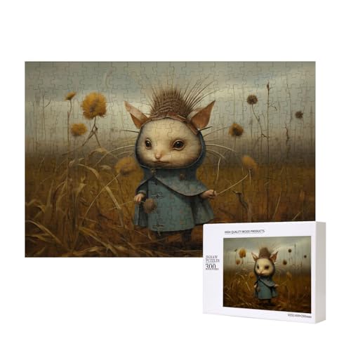 Phayah Einsiedler-Puzzle, 300 Teile für Puzzle, Holzpuzzle für Familie, Freunde, Heimdekoration, Wandkunst, 39 x 27 cm Phayah Einsiedler-Puzzle, 300 Teile für Puzzle, Holzpuzzle für Familie, Freunde, Heimdekoration, Wandkunst, 39 x 27 cm von PHAYAH