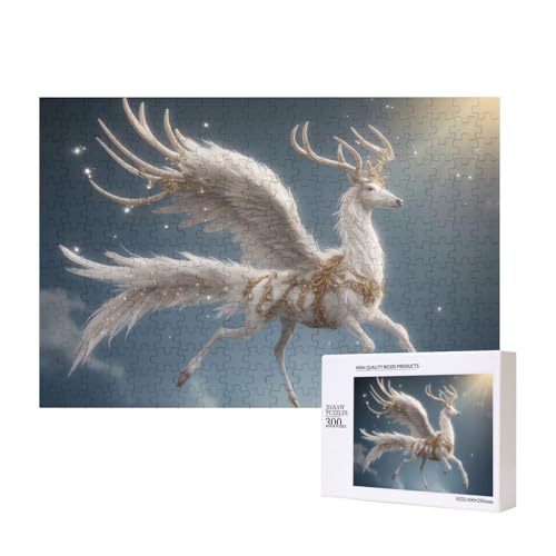Phayah Elch umgeben von Schmuck-Puzzle, 300 Teile, für Puzzle, Holzpuzzle für Familie, Freunde, Heimdekoration, Wandkunst, 300 Stück Phayah Elch umgeben von Schmuck-Puzzle, 300 Teile, für Puzzle, Holzpuzzle für Familie, Freunde, Heimdekoration, Wandkunst, 300 Stück von PHAYAH