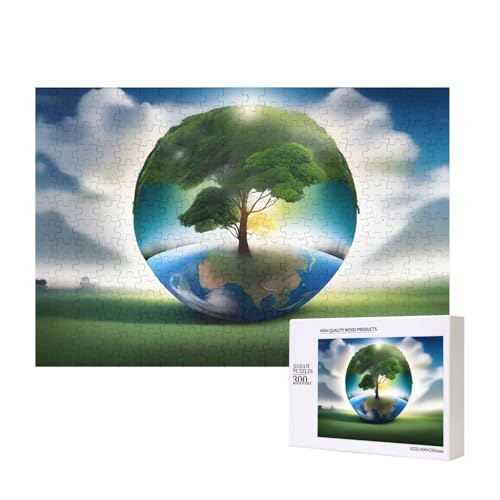 Phayah Erdbaum-Puzzle, 300 Teile für Puzzle, Holzpuzzle für Familie, Freunde, Heimdekoration, Wandkunst, 39 x 27 cm Phayah Erdbaum-Puzzle, 300 Teile für Puzzle, Holzpuzzle für Familie, Freunde, Heimdekoration, Wandkunst, 39 x 27 cm von PHAYAH