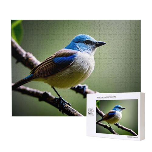 Phayah Ethereal Nightingale Vogel-Puzzle, 500 Teile, für Puzzle, Holzpuzzle für Familie, Freunde, Heimdekoration, Wandkunst, 500 x 38 cm von PHAYAH