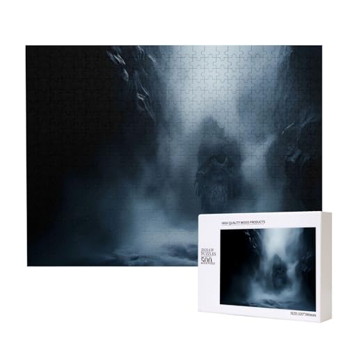 Phayah Evil in The Mist Puzzles für Erwachsene, 500 Teile, Kinder Intelligenz Entwicklungsspielzeug, 20,4 x 38,1 cm Phayah Evil in The Mist Puzzles für Erwachsene, 500 Teile, Kinder Intelligenz Entwicklungsspielzeug, 20,4 x 38,1 cm von PHAYAH