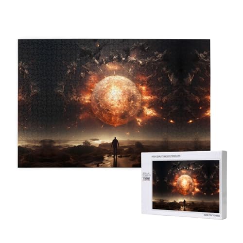 Phayah Explosionspuzzle für Erwachsene, 1000 Teile, Heimdekoration, Geburtstagsfeier für Männer und Frauen, 75 x 50 cm Phayah Explosionspuzzle für Erwachsene, 1000 Teile, Heimdekoration, Geburtstagsfeier für Männer und Frauen, 75 x 50 cm von PHAYAH