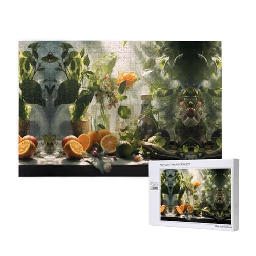 Phayah Fancy Puzzle für Erwachsene, 1000 Teile, Heimdekoration, Geburtstagsparty für Männer und Frauen, 75 x 50 cm Phayah Fancy Puzzle für Erwachsene, 1000 Teile, Heimdekoration, Geburtstagsparty für Männer und Frauen, 75 x 50 cm von PHAYAH