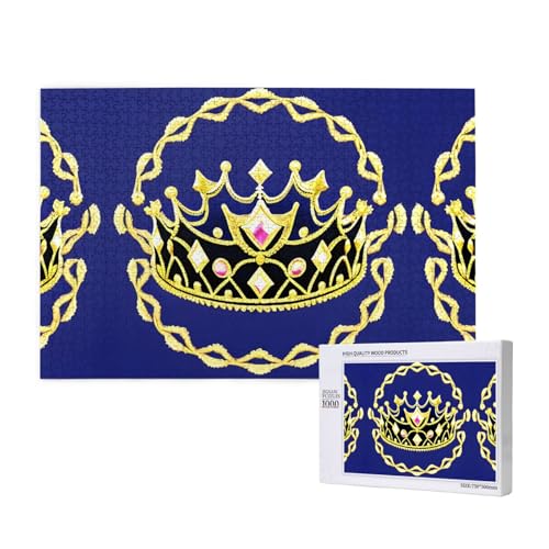 Phayah Fantasy-Tiara-Puzzle für Erwachsene, 1000 Teile, Heimdekoration, Geburtstagsparty für Männer und Frauen, 29,5 x 50 cm Phayah Fantasy-Tiara-Puzzle für Erwachsene, 1000 Teile, Heimdekoration, Geburtstagsparty für Männer und Frauen, 29,5 x 50 cm von PHAYAH