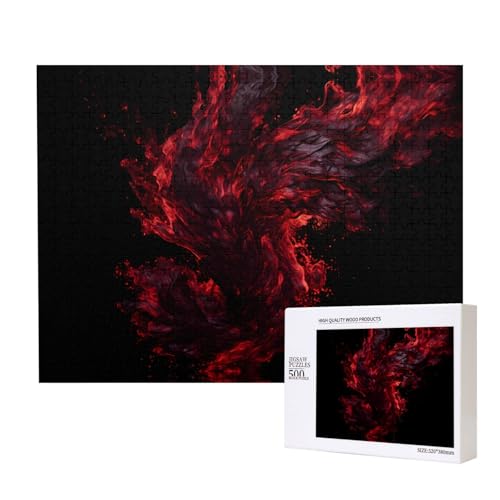 Phayah Feuerausbruch-Puzzles für Erwachsene, 500 Teile, Kinderspielzeug, Intelligenzentwicklungsspielzeug, 20,4 x 38,1 cm von PHAYAH