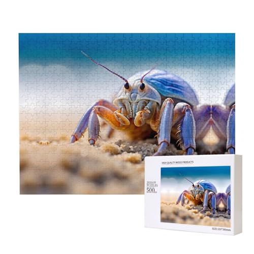 Phayah Fiddler Crab Puzzle für Erwachsene, 500 Teile, Heimdekoration, Geburtstagsparty für Männer und Frauen, 50,4 x 38,1 cm von PHAYAH
