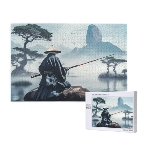 Phayah Fisherman Angelpuzzles für Erwachsene 1000 Teile Kinder Intelligenz Entwicklung Spielzeug 29,5 x 19,7 von PHAYAH