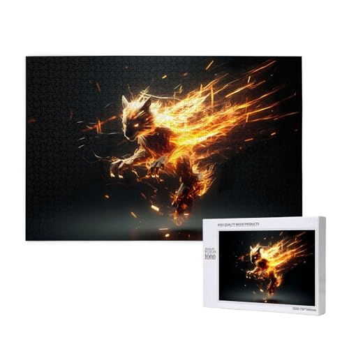 Phayah Flaming Fox Puzzles für Erwachsene 1000 Teile Kinder Intelligenz Entwicklung Spielzeug 29.5X19.7 Phayah Flaming Fox Puzzles für Erwachsene 1000 Teile Kinder Intelligenz Entwicklung Spielzeug 29.5X19.7 von PHAYAH