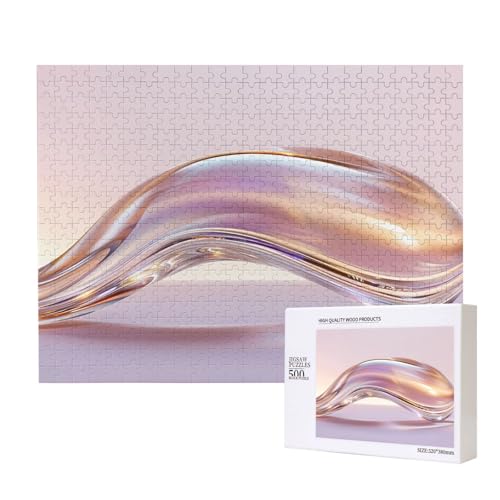 Phayah Fließende Metallische Puzzles für Erwachsene, 500 Teile, Kinder Intelligenz Entwicklungsspielzeug, 20,4 x 38,1 cm Phayah Fließende Metallische Puzzles für Erwachsene, 500 Teile, Kinder Intelligenz Entwicklungsspielzeug, 20,4 x 38,1 cm von PHAYAH