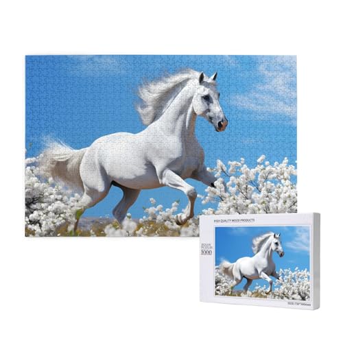 Phayah Flying Horse Puzzles für Erwachsene 1000 Teile Kinder Intelligenz Entwicklung Spielzeug 29,5 x 19,7 von PHAYAH
