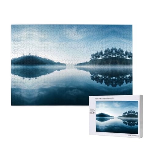 Phayah Fog Puzzles 1000 Teile für Puzzle, Holzpuzzle für Familie, Freunde, Heimdekoration, Wandkunst, 75 x 50 cm Phayah Fog Puzzles 1000 Teile für Puzzle, Holzpuzzle für Familie, Freunde, Heimdekoration, Wandkunst, 75 x 50 cm von PHAYAH