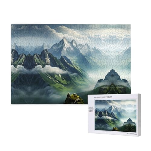 Phayah Foothill Puzzles 1000 Teile für Puzzle, Holzpuzzle für Familie, Freunde, Heimdekoration, Wandkunst, 75 x 50 cm Phayah Foothill Puzzles 1000 Teile für Puzzle, Holzpuzzle für Familie, Freunde, Heimdekoration, Wandkunst, 75 x 50 cm von PHAYAH