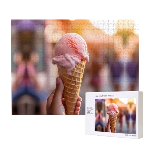 Phayah Frozen Yogurt Puzzles 500 Teile für Puzzle Holzpuzzle für Familie Freunde Heimdekoration Wandkunst 50,4 x 38,1 cm Phayah Frozen Yogurt Puzzles 500 Teile für Puzzle Holzpuzzle für Familie Freunde Heimdekoration Wandkunst 50,4 x 38,1 cm von PHAYAH
