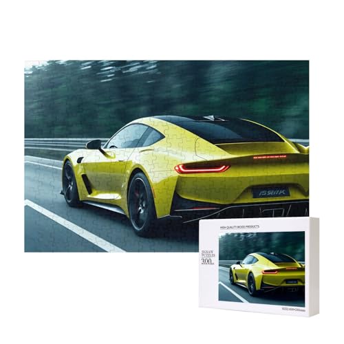 Phayah Future Style Sportwagen Muster Puzzle Einzigartige Puzzle Wandkunst Bild für Heimdekoration 300 Stück von PHAYAH