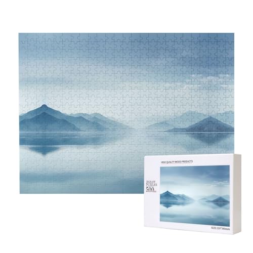 Phayah Gable Puzzles 500 Teile für Puzzle, Holzpuzzle für Familie, Freunde, Heimdekoration, Wandkunst, 50,4 x 38,1 cm Phayah Gable Puzzles 500 Teile für Puzzle, Holzpuzzle für Familie, Freunde, Heimdekoration, Wandkunst, 50,4 x 38,1 cm von PHAYAH