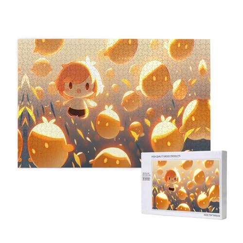 Phayah Gelbes Ei Puzzle für Erwachsene, 1000 Teile, Heimdekoration, Geburtstagsparty für Männer und Frauen, 29,5 x 50 cm Phayah Gelbes Ei Puzzle für Erwachsene, 1000 Teile, Heimdekoration, Geburtstagsparty für Männer und Frauen, 29,5 x 50 cm von PHAYAH
