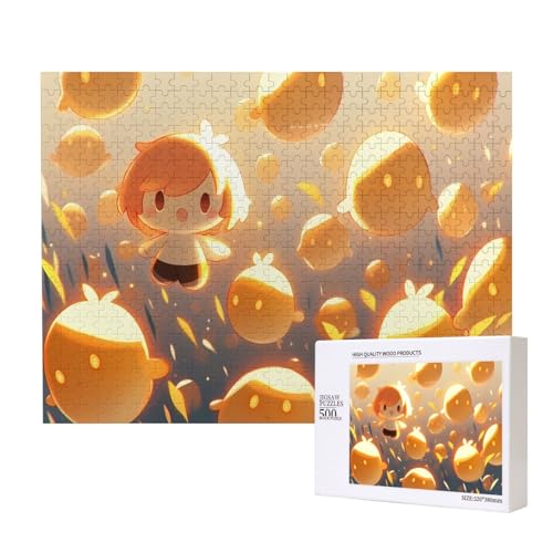 Phayah Gelbes Eier-Puzzle für Erwachsene, 500 Teile, Heimdekoration, Geburtstagsparty, für Männer und Frauen, 20,4 x 38,1 cm Phayah Gelbes Eier-Puzzle für Erwachsene, 500 Teile, Heimdekoration, Geburtstagsparty, für Männer und Frauen, 20,4 x 38,1 cm von PHAYAH