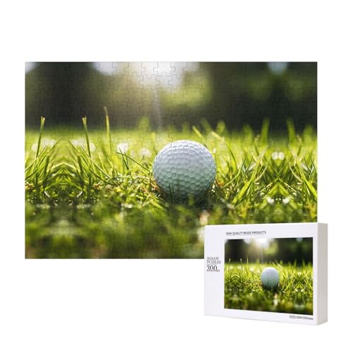 Phayah Golf-Puzzle, 300 Teile, für Puzzle, Holzpuzzle für Familie, Freunde, Heimdekoration, Wandkunst, 39 x 27 cm von PHAYAH
