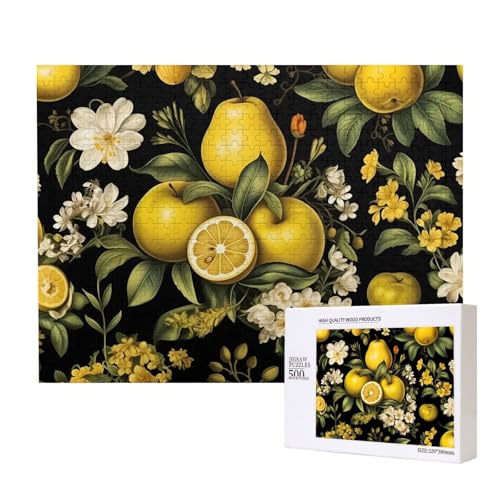 Phayah Grapefruit-Puzzle für Erwachsene, 500 Teile, Heimdekoration, Geburtstagsparty, für Männer und Frauen, 20,4 x 38,1 cm, Gelb / Orange Phayah Grapefruit-Puzzle für Erwachsene, 500 Teile, Heimdekoration, Geburtstagsparty, für Männer und Frauen, 20,4 x 38,1 cm, Gelb / Orange von PHAYAH