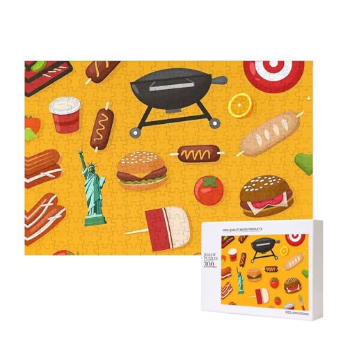 Phayah Grill-Picknick-Puzzles für Erwachsene, 300 Teile, Heimdekoration, Geburtstagsparty für Männer und Frauen, 15,7 x 27,9 cm Phayah Grill-Picknick-Puzzles für Erwachsene, 300 Teile, Heimdekoration, Geburtstagsparty für Männer und Frauen, 15,7 x 27,9 cm von PHAYAH