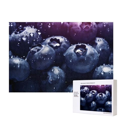 Phayah Großes Blaubeer-Puzzle für Erwachsene, 300 Teile, Heimdekoration, Geburtstagsparty für Männer und Frauen, 15,7 x 27,9 cm Phayah Großes Blaubeer-Puzzle für Erwachsene, 300 Teile, Heimdekoration, Geburtstagsparty für Männer und Frauen, 15,7 x 27,9 cm von PHAYAH
