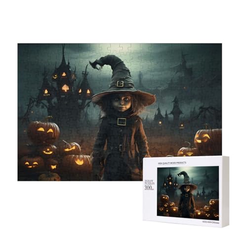 Phayah Halloween Trick-or-Treating Boy Puzzles 300 Teile für Puzzle Holzpuzzle für Familie Freund Heimdekoration Wandkunst 39,9 x 27,9 cm Phayah Halloween Trick-or-Treating Boy Puzzles 300 Teile für Puzzle Holzpuzzle für Familie Freund Heimdekoration Wandkunst 39,9 x 27,9 cm von PHAYAH