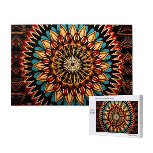 Phayah Halo Spitzen-Puzzles für Erwachsene, 1000 Teile, Heimdekoration, Geburtstagsparty für Männer und Frauen, 29,5 x 19,7 cm von PHAYAH