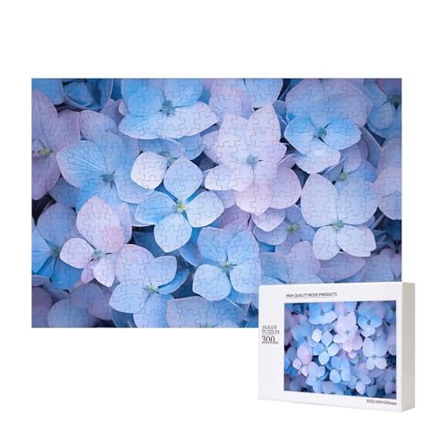 Phayah Hortensien-Puzzle, 300 Teile für Puzzle, Holzpuzzle für Familie, Freunde, Heimdekoration, Wandkunst, 39 x 27 cm Phayah Hortensien-Puzzle, 300 Teile für Puzzle, Holzpuzzle für Familie, Freunde, Heimdekoration, Wandkunst, 39 x 27 cm von PHAYAH