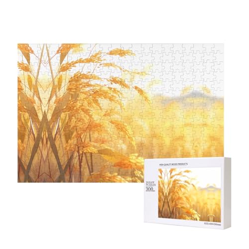Phayah In The Fields Puzzles 300 Teile für Puzzle, Holzpuzzle für Familie und Freunde, Heimdekoration, Wandkunst, 39 x 28 cm Phayah In The Fields Puzzles 300 Teile für Puzzle, Holzpuzzle für Familie und Freunde, Heimdekoration, Wandkunst, 39 x 28 cm von PHAYAH